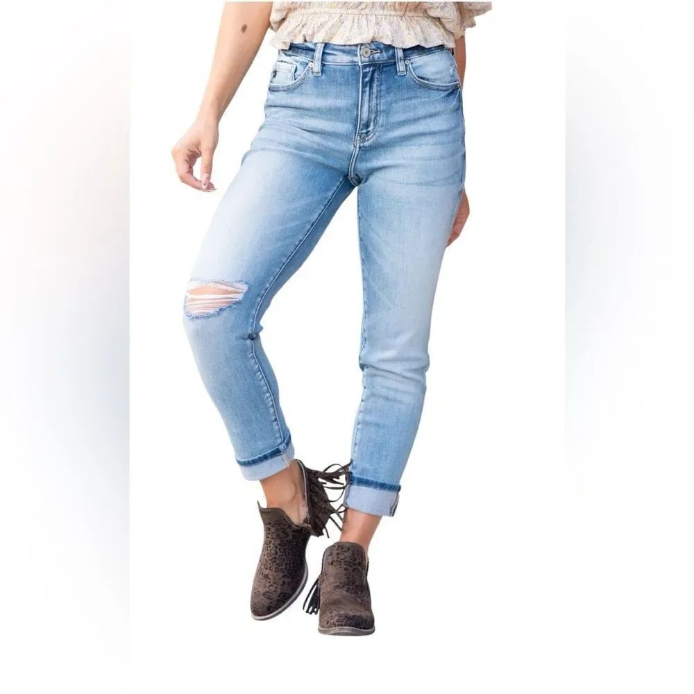 KanCan HIGH RISE MOM FIT JEANS SIZE 15/31